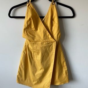 Gold Mini Superdown Dress